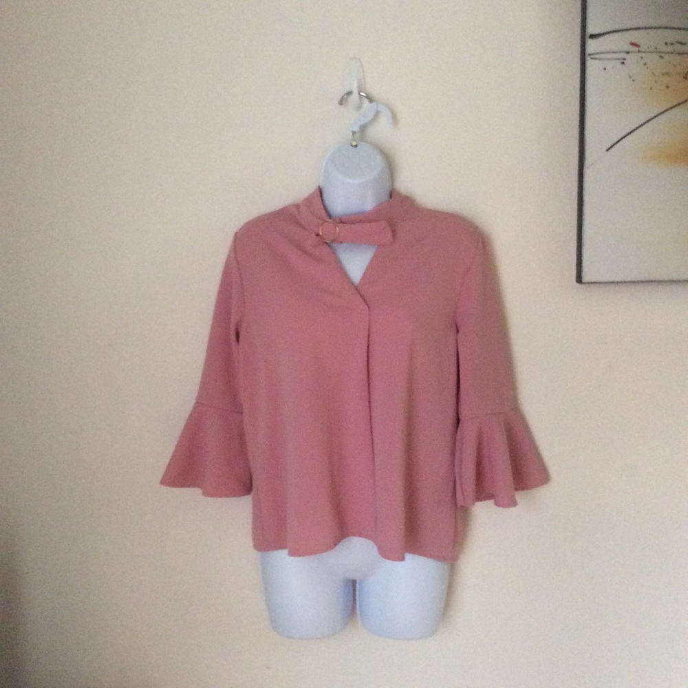 Cotton pink blouse